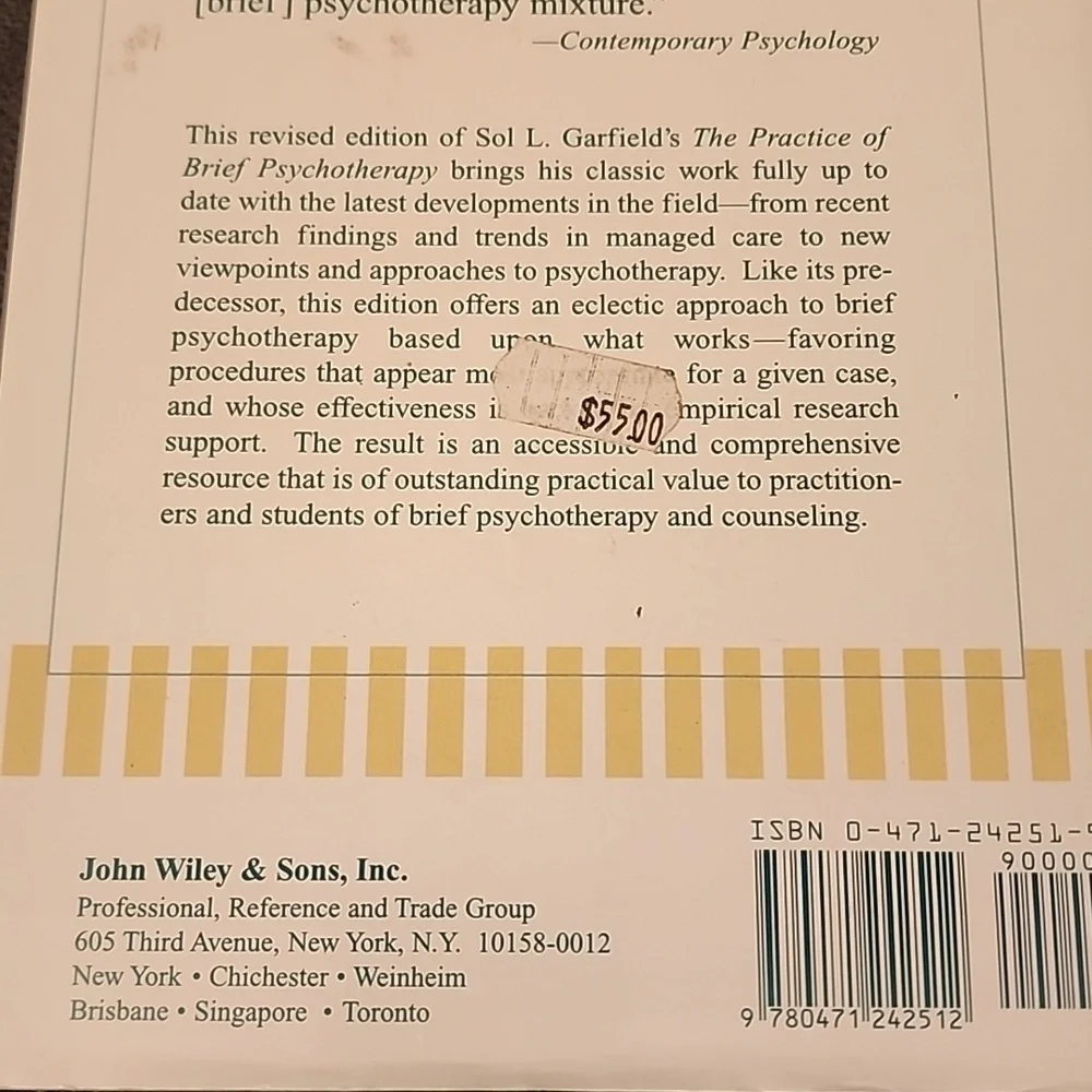 The Practice of‎ Brief Psychotherapy